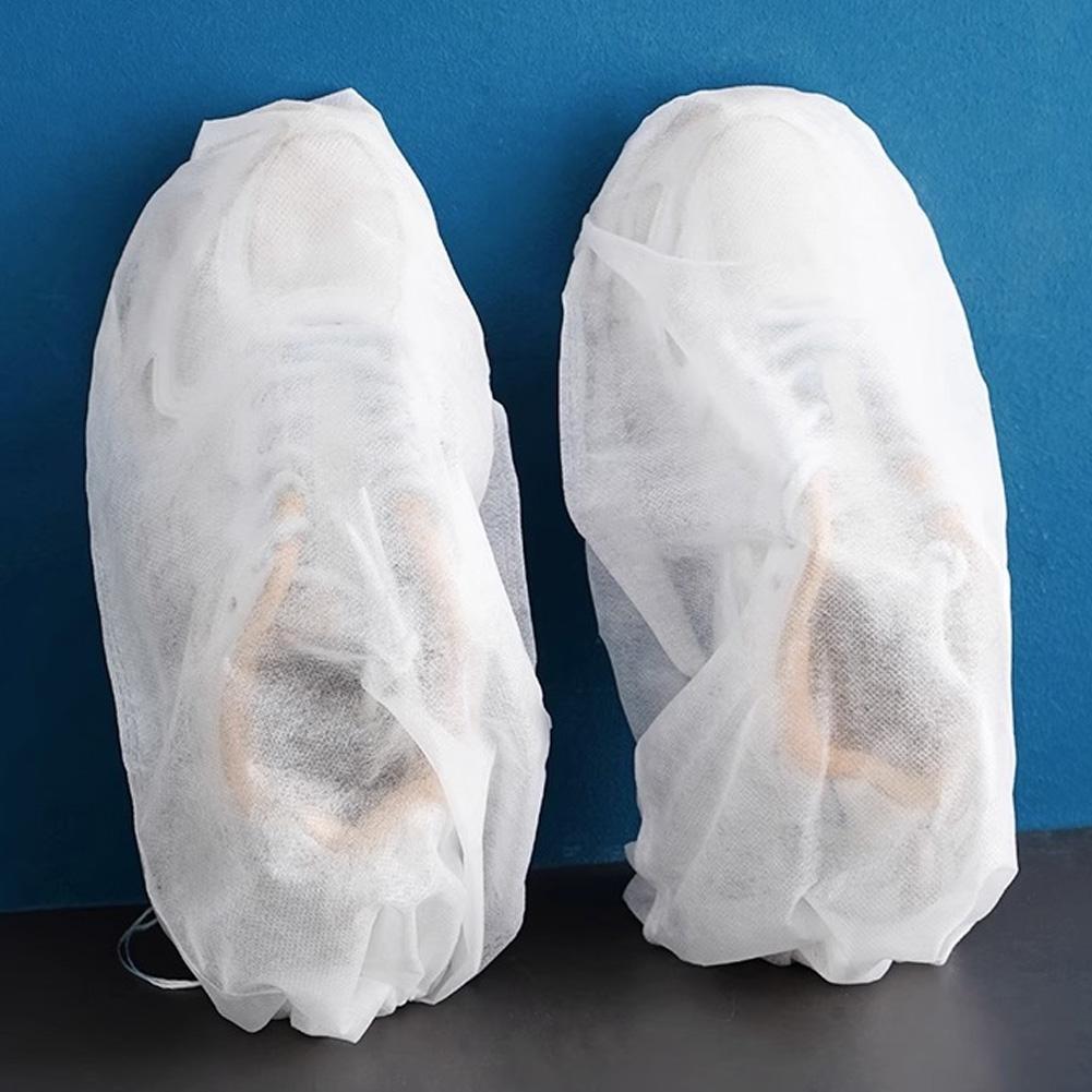 

Multi-Purpose Storage Bag For Shoes White Shoe Anti-Yellow Bag For High-heeled Shoes 38x24cm