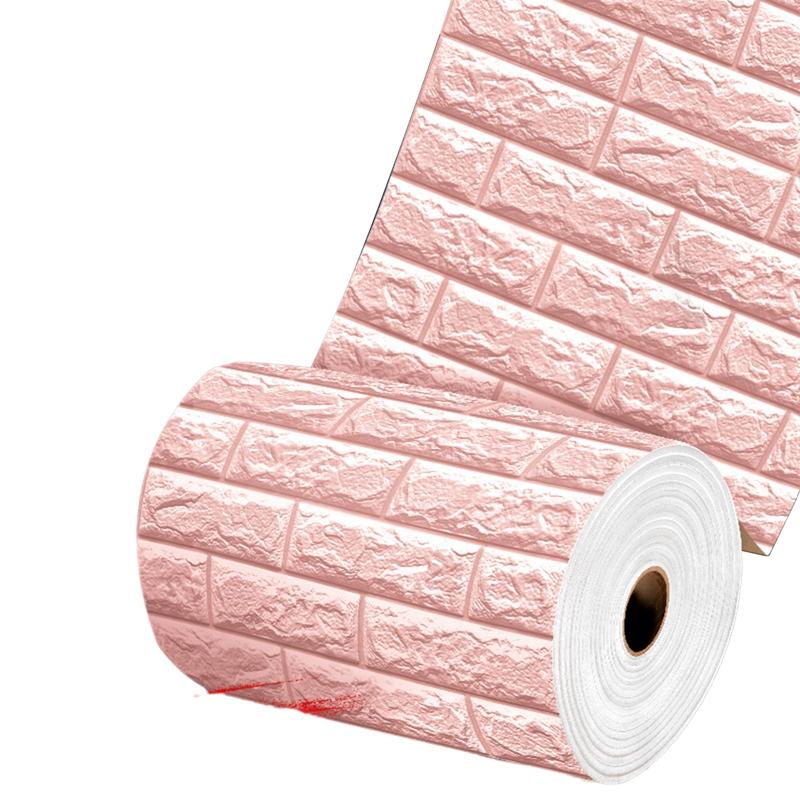3D Tapetendekoration Selbstklebende Antike Schaumstoff-Ziegel Tapete Wohnzimmer Schlafzimmer Wasserdichter 3D Wandaufkleber