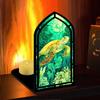 Gothic Arch Design Book Nook Multicolor Light-transmitting Table Setting  Interior Decoration