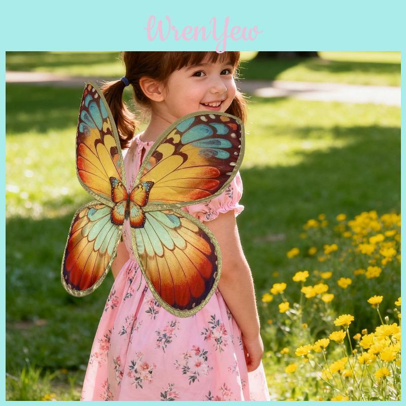 Kids Dress Up Angel Wings Fabric Material For Birthday And Themed Party Photoshoot