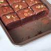 Brownie Pans with Dividers, Non-Stick Brownie Baking Tray with Slicers, Baking Sheet Rectangular Pans for Oven Baking Bread,
