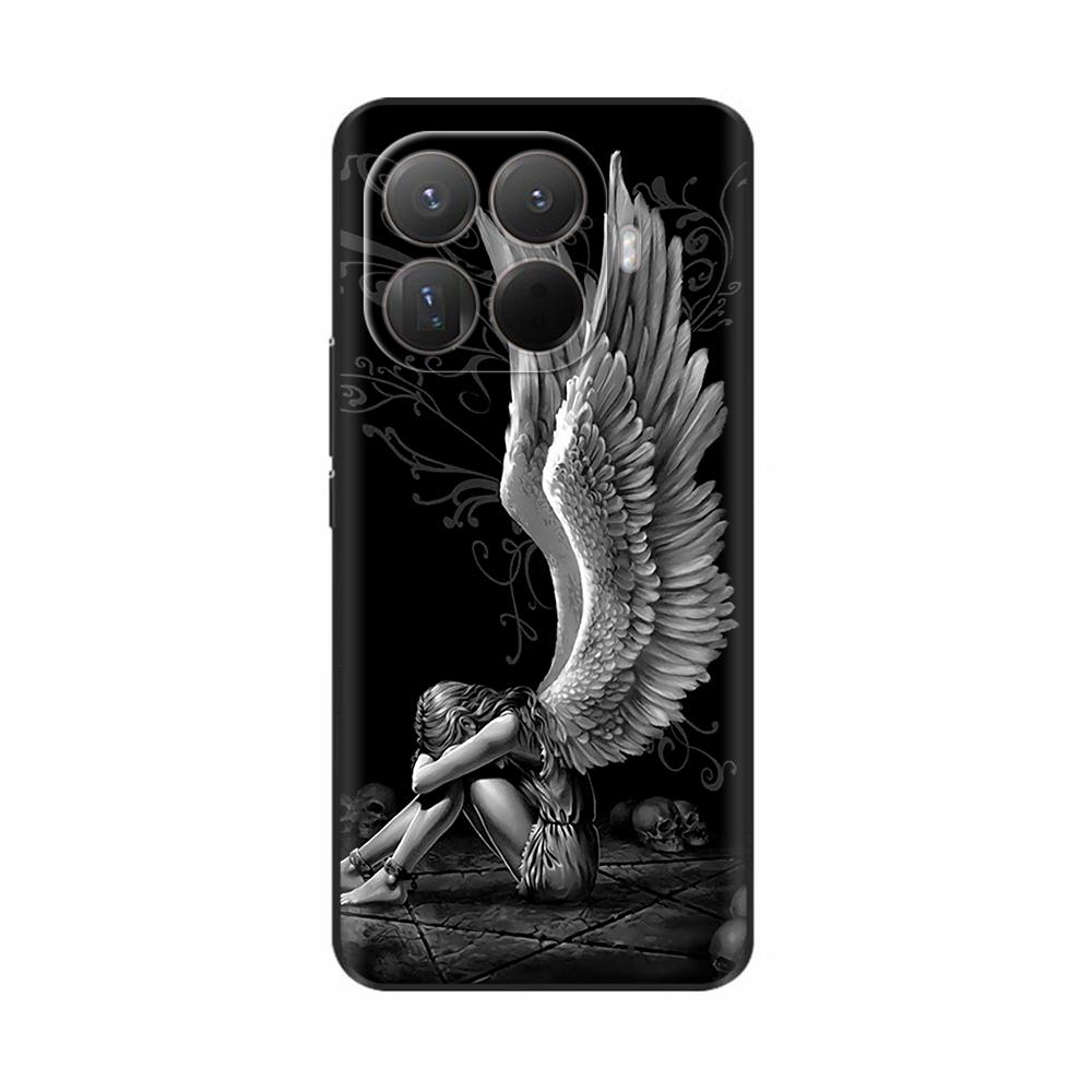 Pro Xiaomi 15T Pro Pouzdro Cool Lebka Měkký Matný Silikonový Zadní Kryt Pro Xiaomi 15T mi15T Pro Pouzdro Plný Ochranný Kryt Telefonu