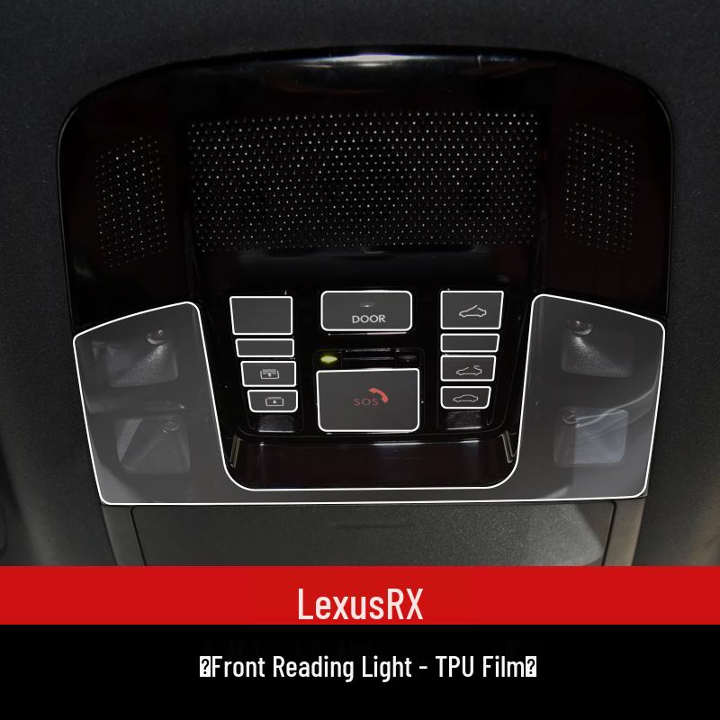 Fits 23 Lexus RX350h Models: Center Console Gear Shift & Navigation Display Tempered Film.