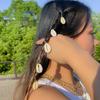 Bohemian Ethnic Style Braided Hair Shell Hair Buckle, Hip Hop Dreadlocks Casual Hairpin