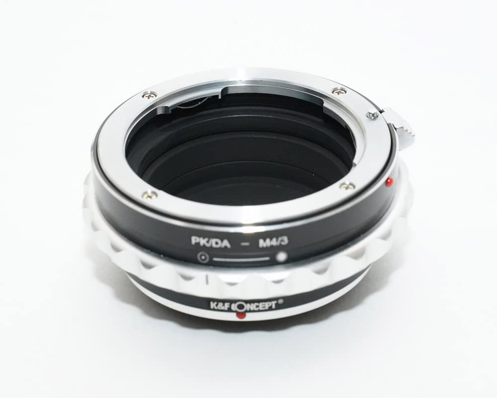 CONCEPT Pentax K DA Lens Micro Four Thirds Mount Adapter Aperture Lens Cloth Included K&F PK/DA -m4/3 Adjustable! Da-m43 (KFM43)