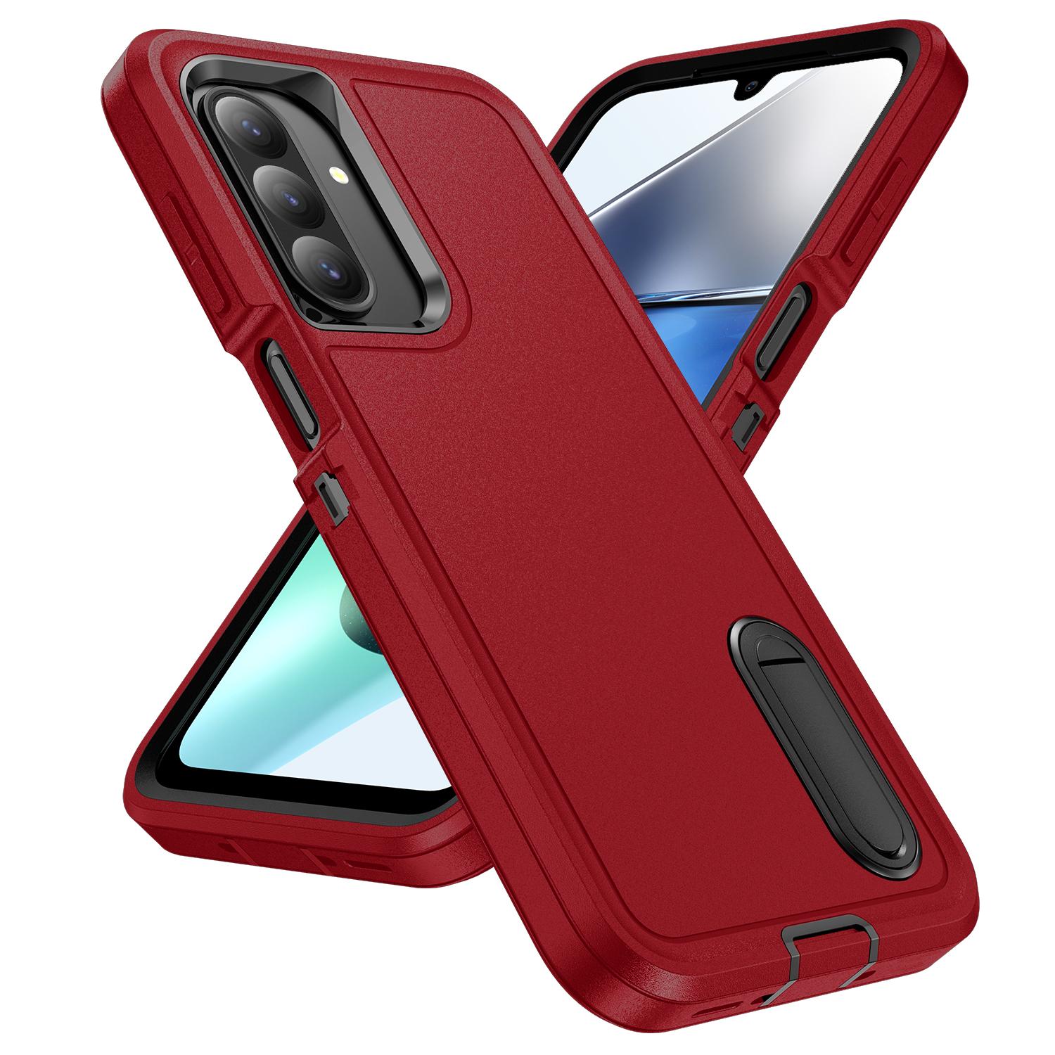 

Для Samsung Galaxy A26 5G Чохол з підставкою Телефонна обкладинка PC + Силікон + EVA 3-в-1 Дизайн D