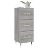 VidaXL Buffet Sonoma Grey 34.5x34x90 Cm Engineered Wood 828586