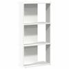 VidaXL 3-Tier Bookcase White 60x30x120 Cm Engineered Wood, Shelf, Book Shelf, Storage Shelf, 860265