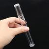 Cylindrical & Square Eyelash Tweezers Storage Box with Golden Feather Design