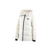 (WMNS) SKX Logo Printed Long Down Jacket 'White Black' Women's P422W002