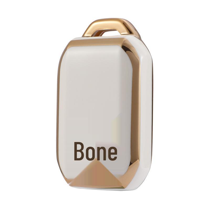 Gold Edge TPU Soft Rubber Car Key Cover for Suzuki Jimny 2-Button New Model