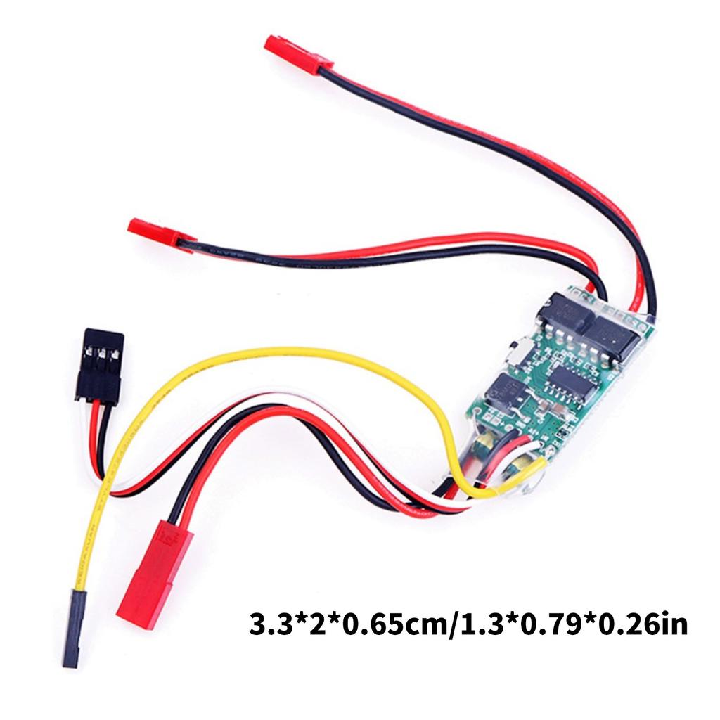 Remote Control Sensorless Brushed Esc for Programming Motor Brushed Esc Car with Double Channel Bidirectional