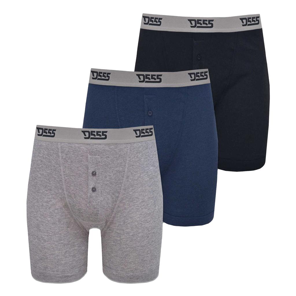 Duke Herren D555 London Driver Kingsize Boxershorts (3er-Pack)