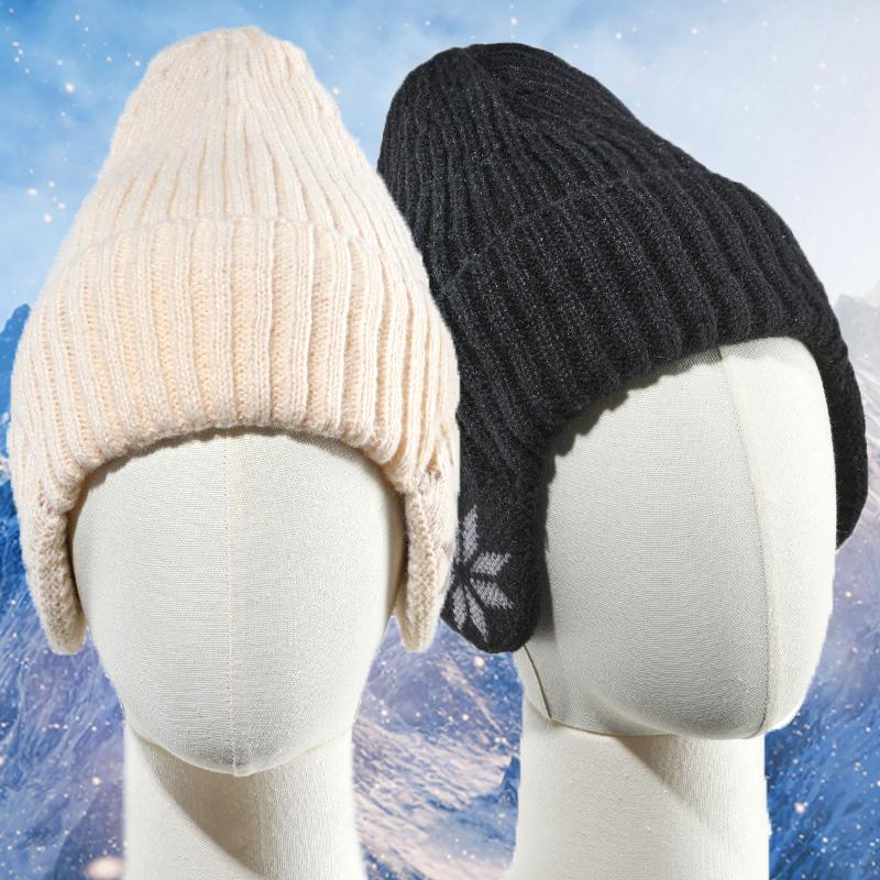 

1шт солнцезащитная шапка для защиты ушей вязаная шапка мужская зимняя повседневная женская осенняя мода хип-хоп светло-серый