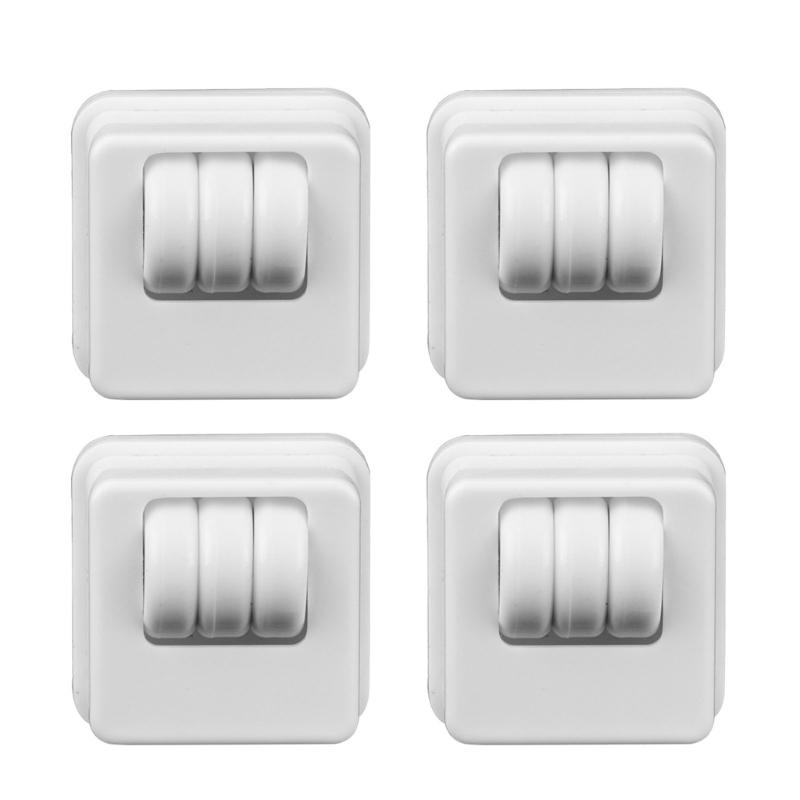 Heavy Duties Plastic Materials Workshop Swivels Wheel Toolbox Casters With Noise Reduction For Toolbox Equipment Moving белый