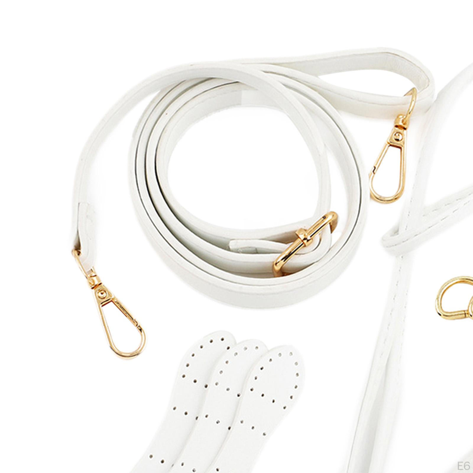 Набор для изготовления ручек для сумок D-образные кольца для ремонта коричневый — фото 8