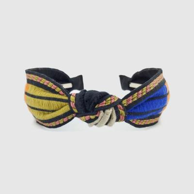 LALA Ethnic Striped Hairband - D Black