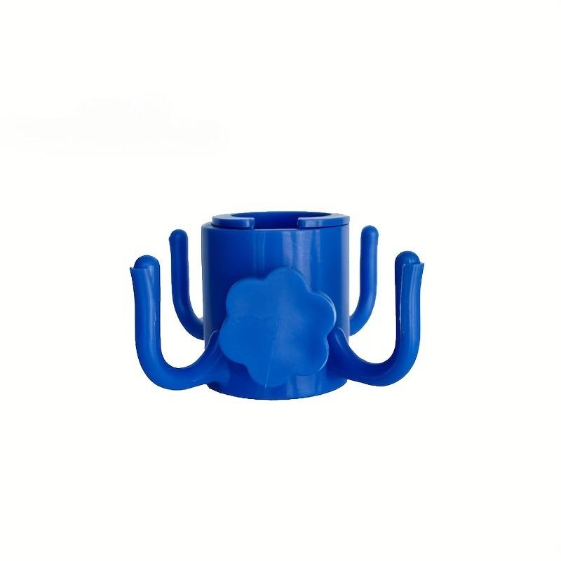 

1pc Multi-Functional Beach Umbrella Hook - Adjustable 4-Claw Hanger, Suitable for Towels, Bags,And Hats, Made of Durable Plastic