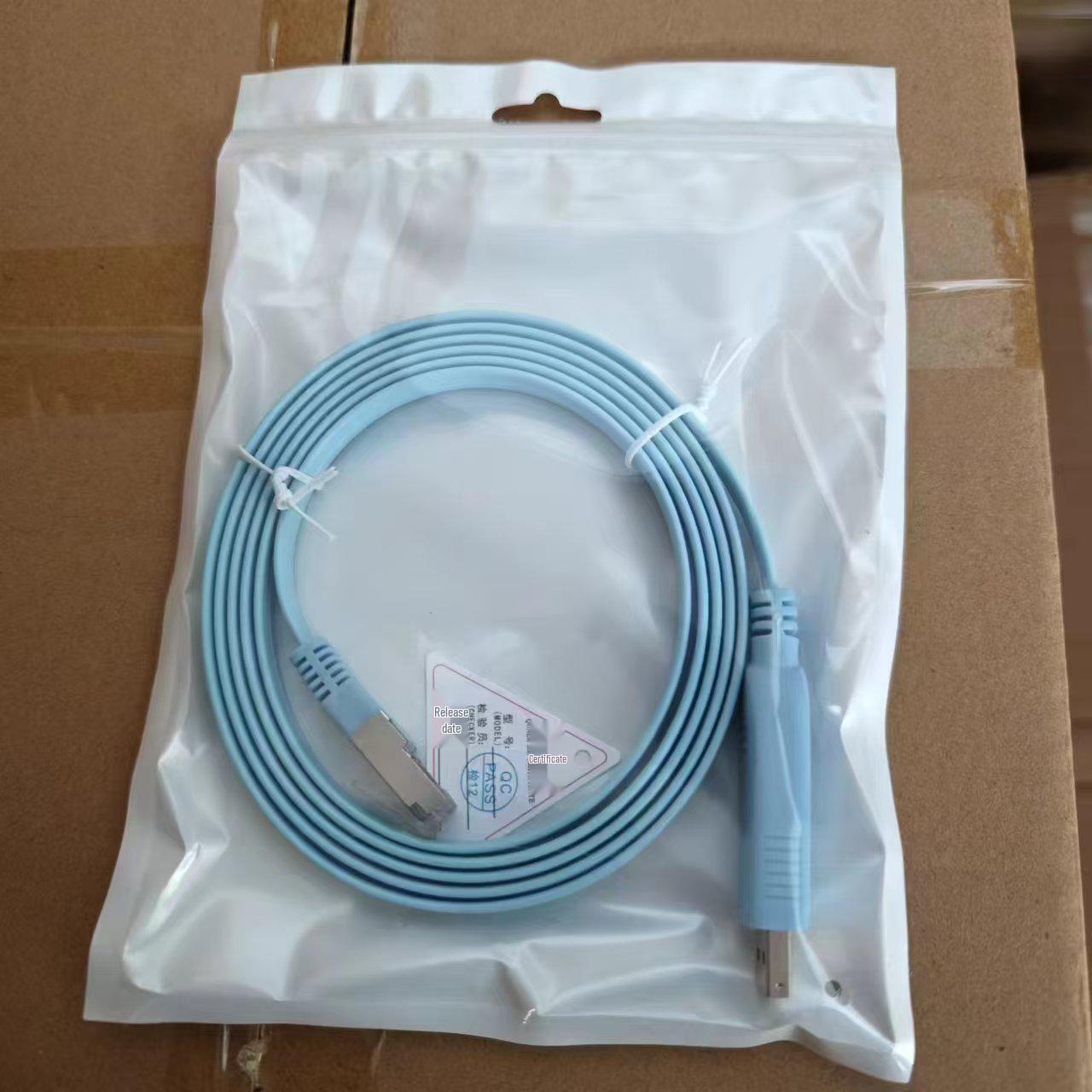 

USB to RJ45 Console Serial Cable for RS232 Debugging and Network Configuration 1.5m небо синє кольору