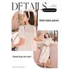 Xiangying Women's Bohemian Vacation White Dress Two-Piece Set