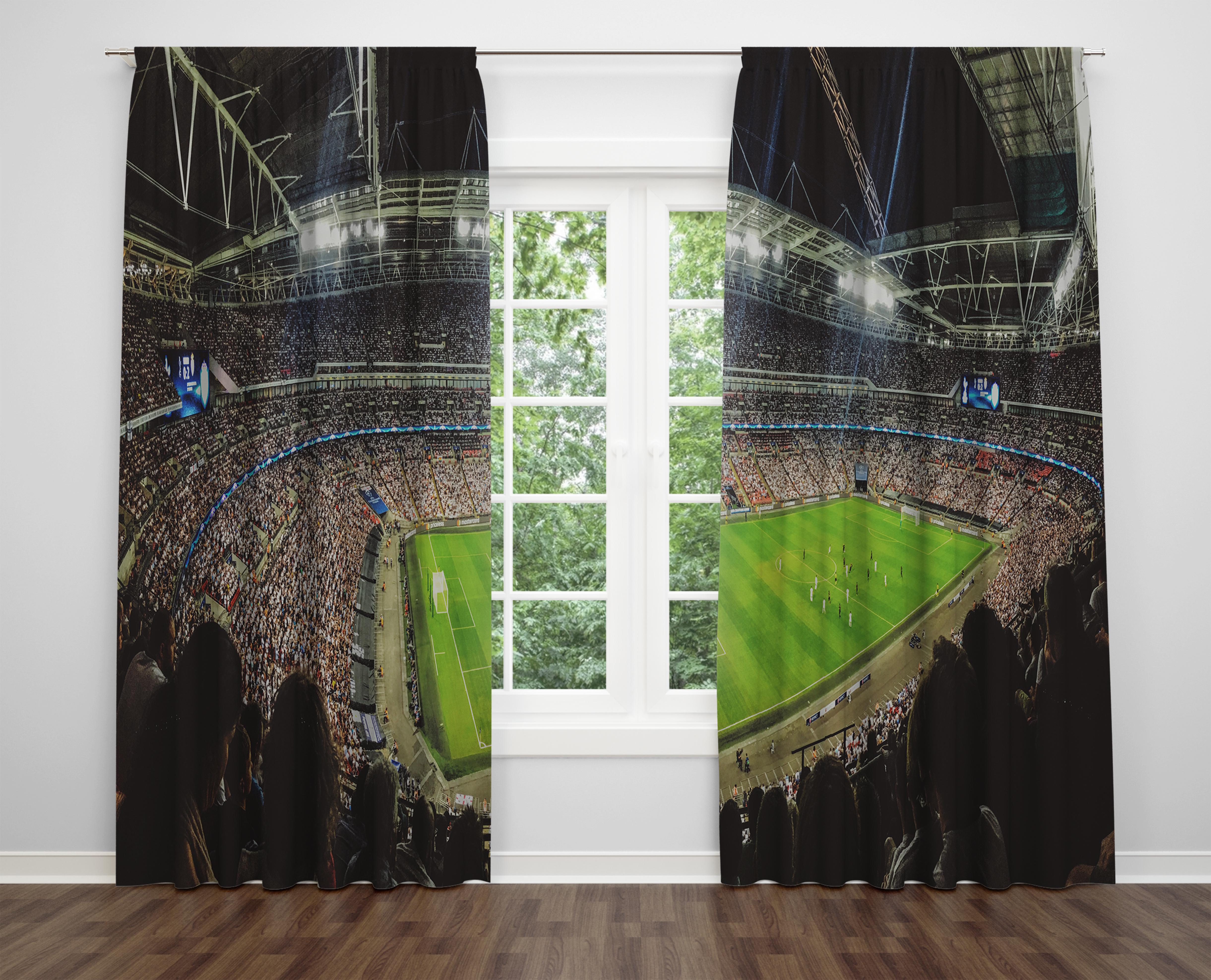 

Декоративний дизайн, високоякісна бавовняна тканина, ви можете вибрати одну або подвійну фіранку з крила 1 piece різнокольоровий