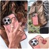 For iPhone 16 Pro Max Case Card Holder Kickstand Leather + TPU Phone Cover with Ring Holder