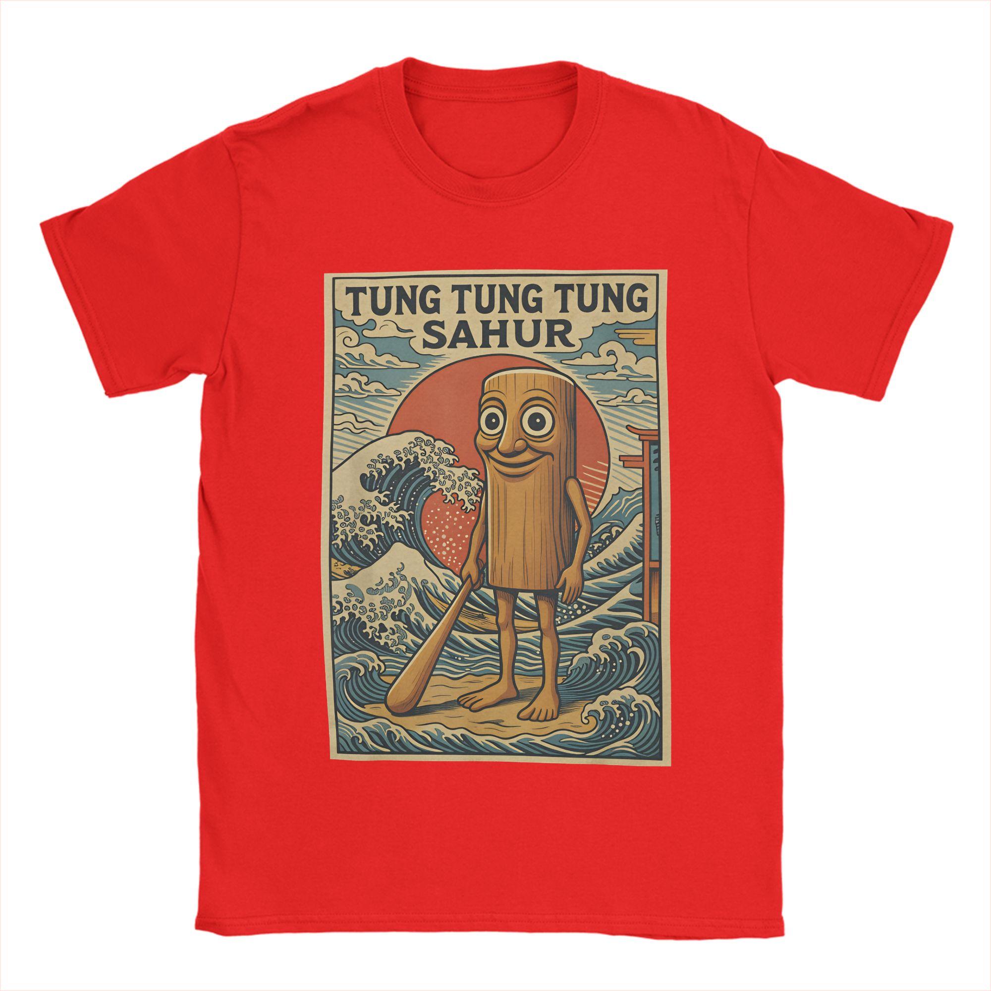 

Tung Tung Tung Sahur Cotton TShirt For Couple Summer Y2K Casual TShirts O Neck Harajuku Tee Shirt Oversize Cheap Clothing S
