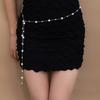 Delicate Temperament Pearl Waist Chain Women'S Fashion Versatile Decorative Dress Chain High Sense Versatile Pearl Thin Waist Chain