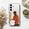 O-Omar Sy French Charm Phone Case For Samsung Galaxy A73,A72,A71,A70,A53,A52,A51,Others Soft Black Cover