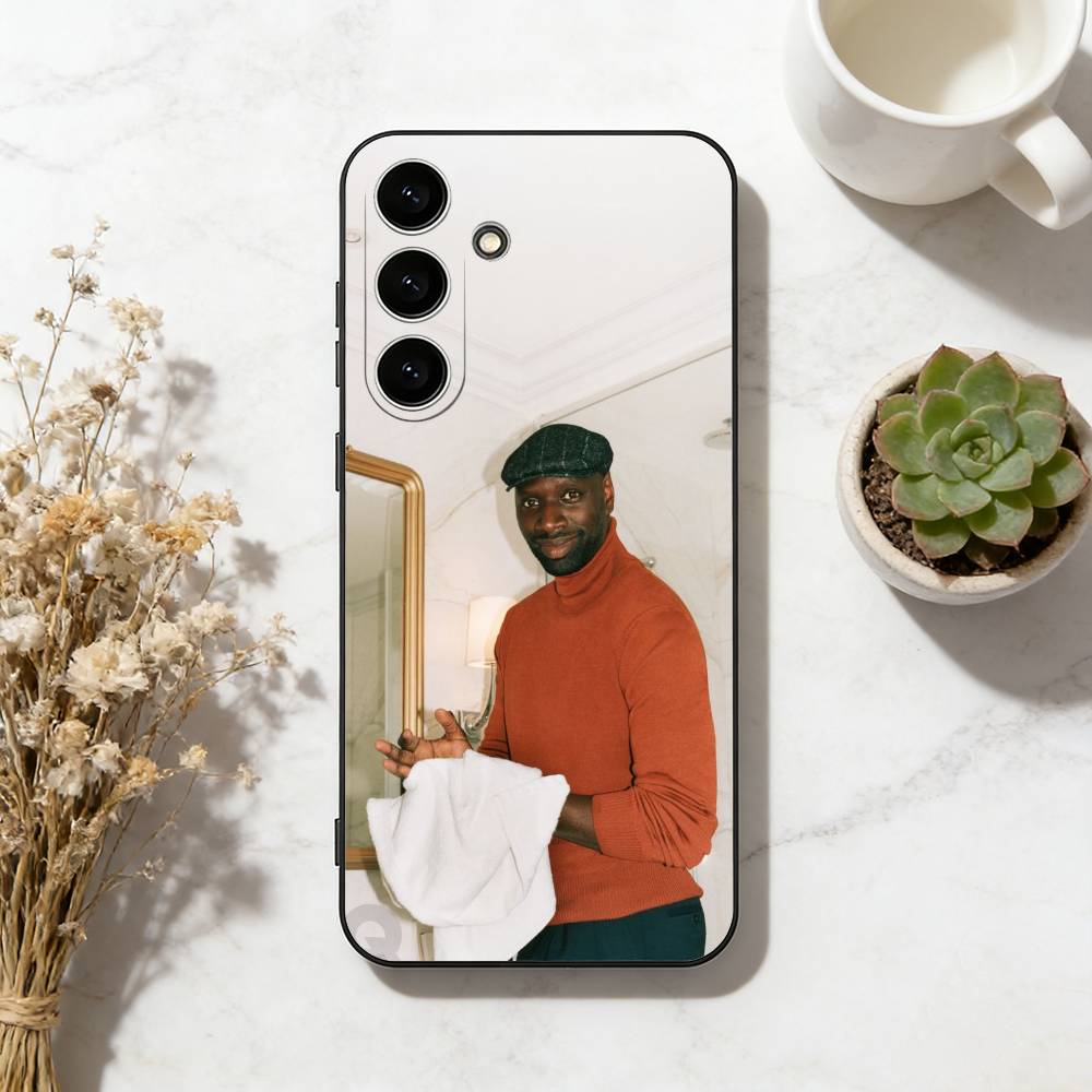 O-Omar Sy French Charm Phone Case For Samsung Galaxy A73,A72,A71,A70,A53,A52,A51,Others Soft Black Cover
