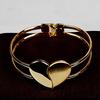 New Women Heart Bracelet 18K Gold Plated Bracelet Multilayer Chain Bangle Gift