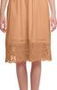 Moomaya Solid Midi Dress For Women Plus Size Lace Details Clothing Summer