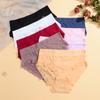 FINETOO 4Pcs Lace Plus Size Underwears Women's Sexy Panties High Quality Striped Briefs Girls Solid Sports Comfortable Lingerie