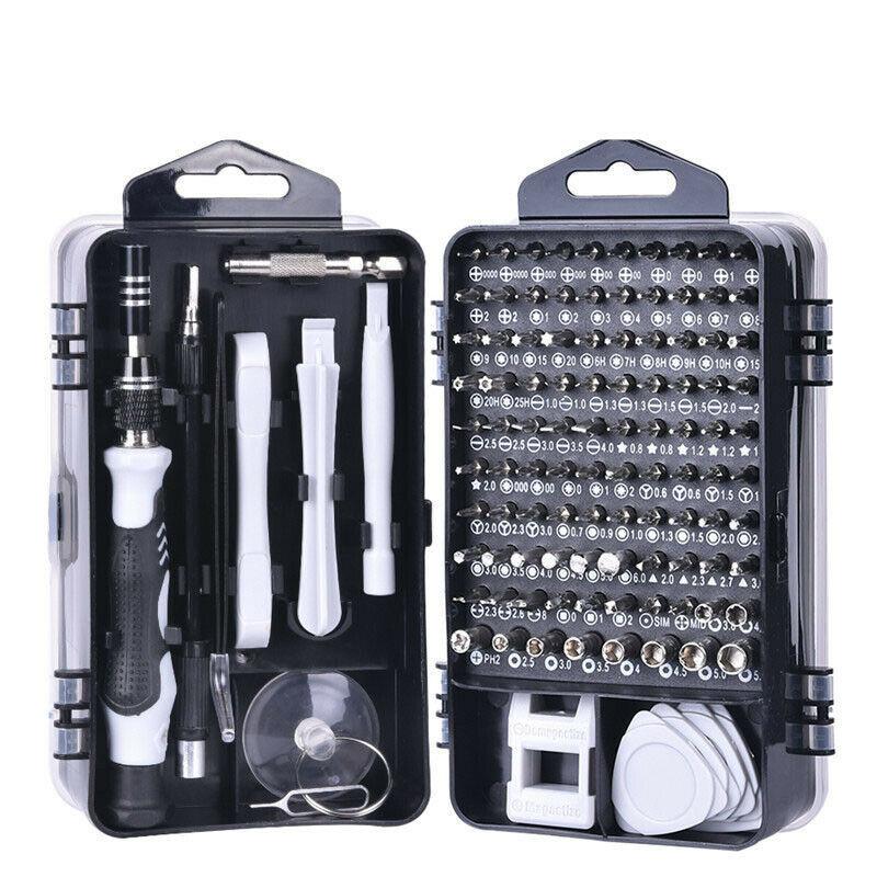 Computer Repair Kit,122 in 1 Magnetic Laptop Screwdriver Kit, Precision Screwdriver Set, Small Impact Screw Driver Set with Case