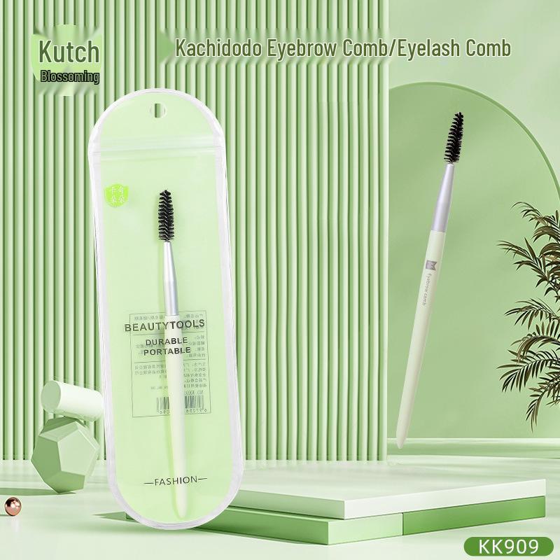 

Dual-Use Spiral Eyebrow & Eyelash Brush with Comb and Curler 909