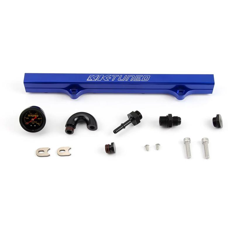 Suitable for Honda Civic K20 K24 FD2 CL7 DC5 Fuel Rail K Series Fuel Rail with Oil Pressure Gauge