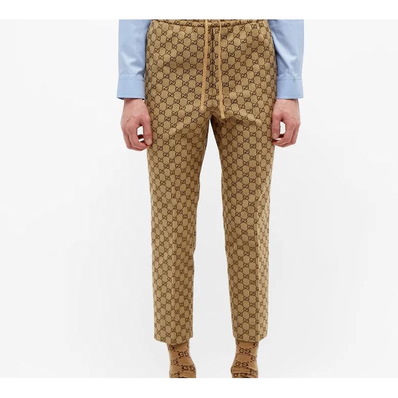Gucci Gg Canvas Track Bottoms 569769-ZKU09-2580