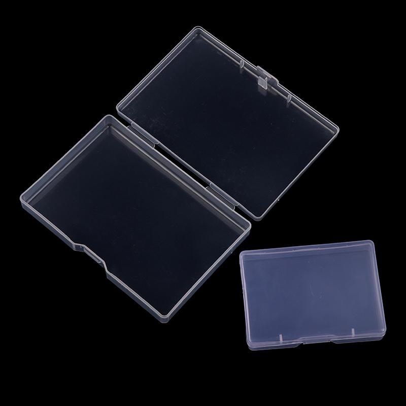 Rectangular Transparent Plastic Box Translucent Dustproof Jewelry Storage Organizer Case Durable Strong Packing Container