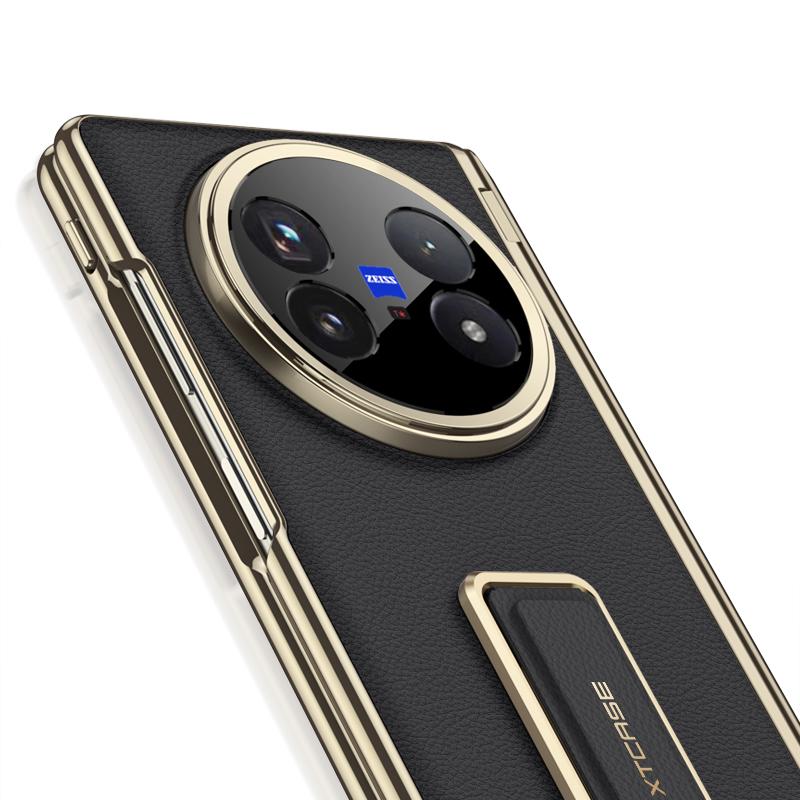 For Vivo X Fold 3 Fold 5 ultra Slim Leather Phone Case X Fold5 Original GKK Slim case Camera Protection case Cover Bag for Lens