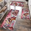 Cute Gingerbread Man Christmas Kitchen Mat, Printed Non-Slip Kitchen Mat, Christmas Home Decor for the Entryway