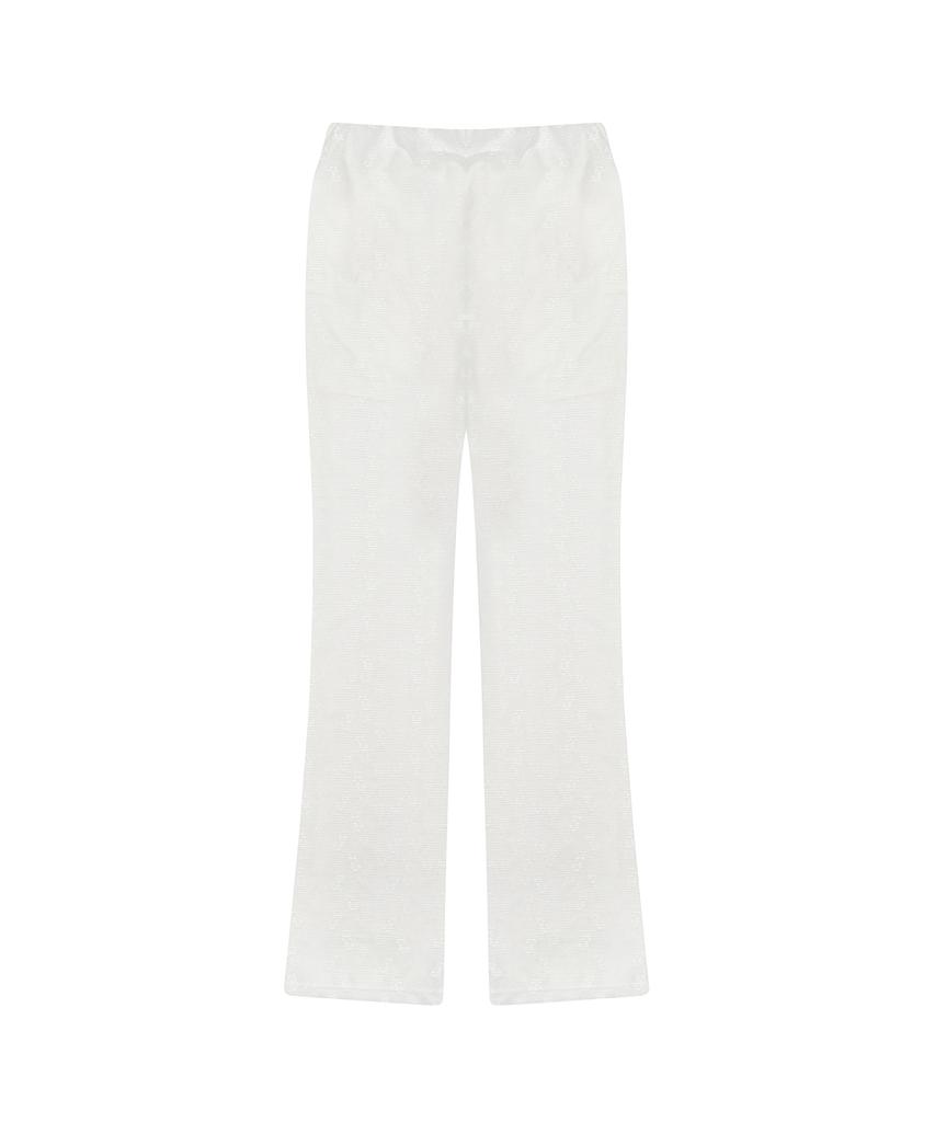 LARTIGENT L17 Lace Pants(White)