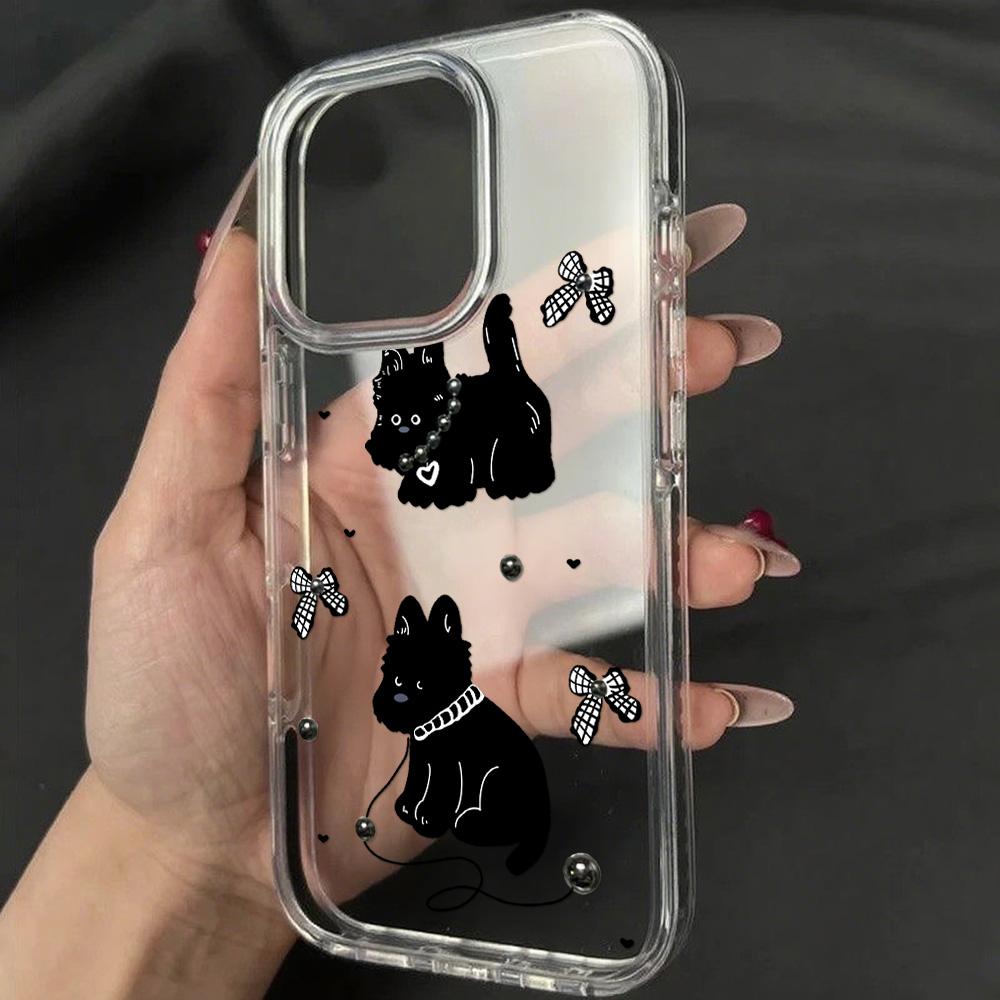 Acrylic Phone Case for iPhone 11 12 13 14 Pro 12 14 16 Pro Max for Samsung A16 A36 A56 S24 FE High-quality Painted Anti-fall Mobile Phone Case