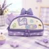 Girl Heart Handheld Pencil Case Large Capacity Portable Stationery Bag For School And Office Use
