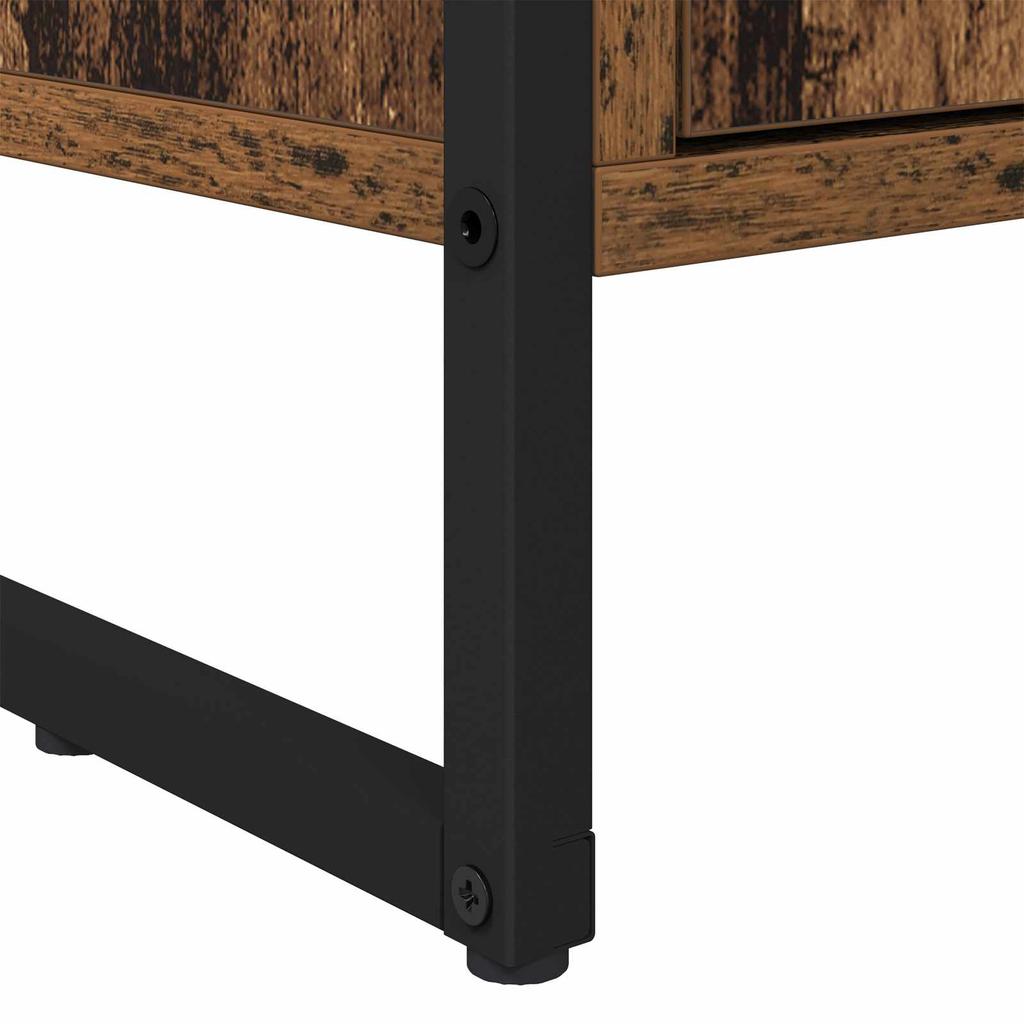 Tall Cabinet Reclaimed Wood Look 79 x 36 x 200 cm Engineered Wood