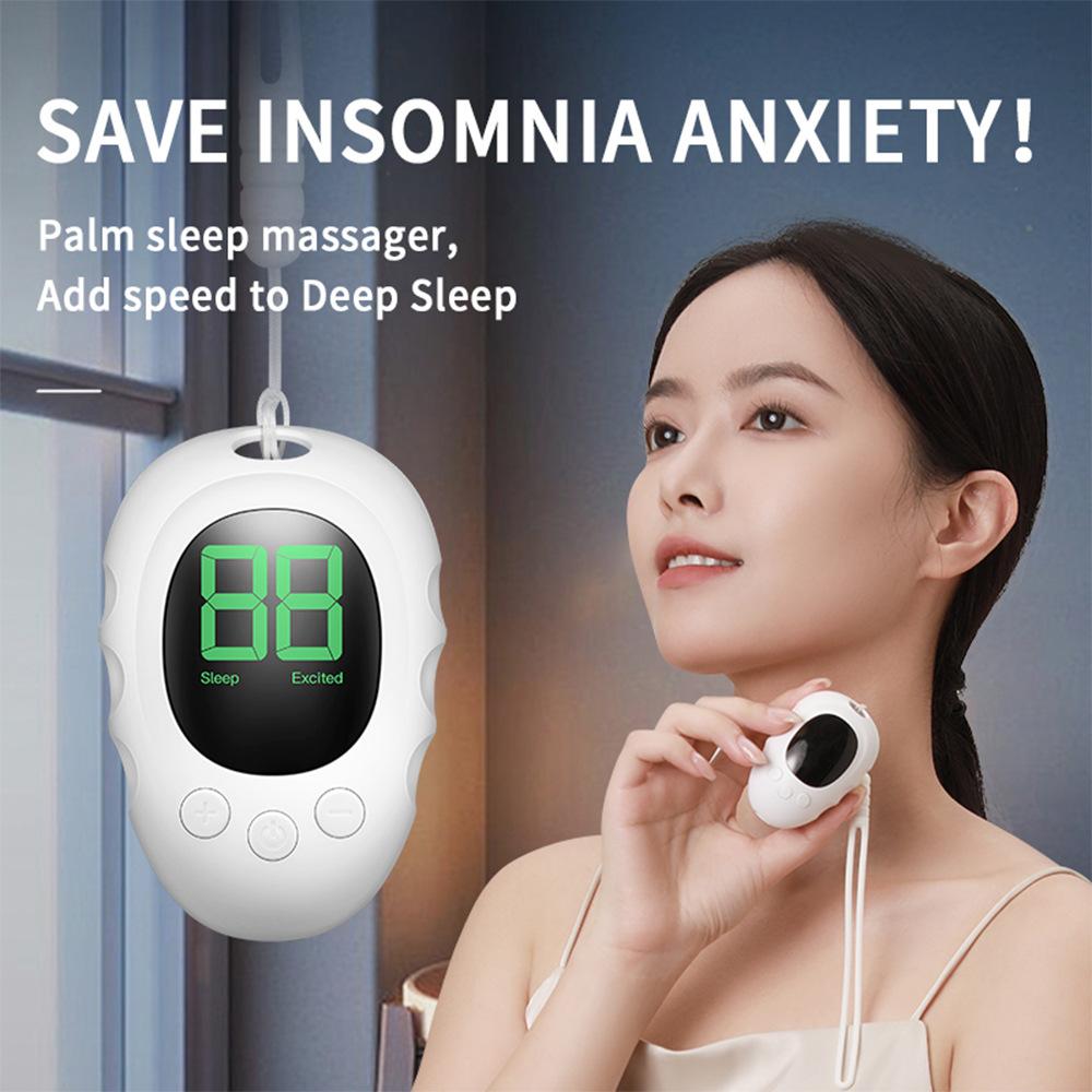 Microcurrent Smart Handheld Sleep Aid Device 15 Gears Adjustable, Cross-Border Bestseller, Portable Sleep-Inducing Relaxation