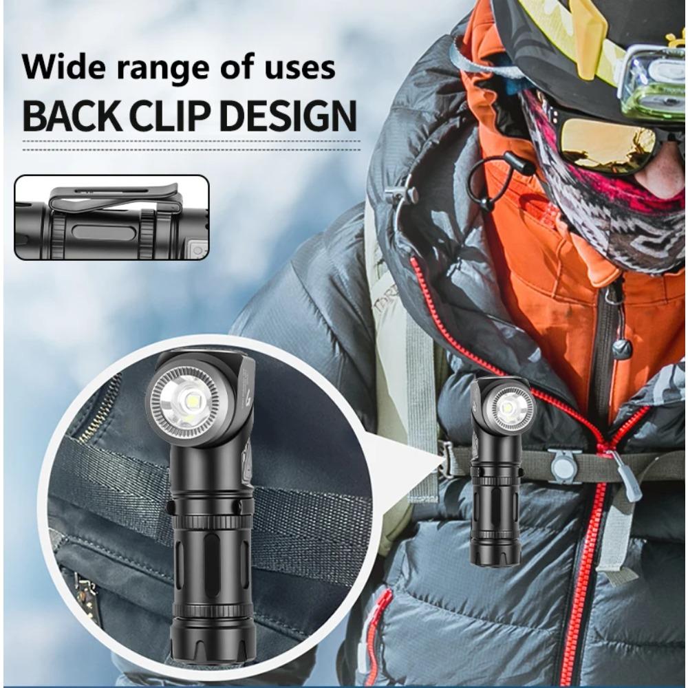 2-in-1 Led Flashlight 90°Twist swivel Headlamp Super Bright Camping Lamp Outdoor Working Hiking Emergency Headlight Magnet Torch