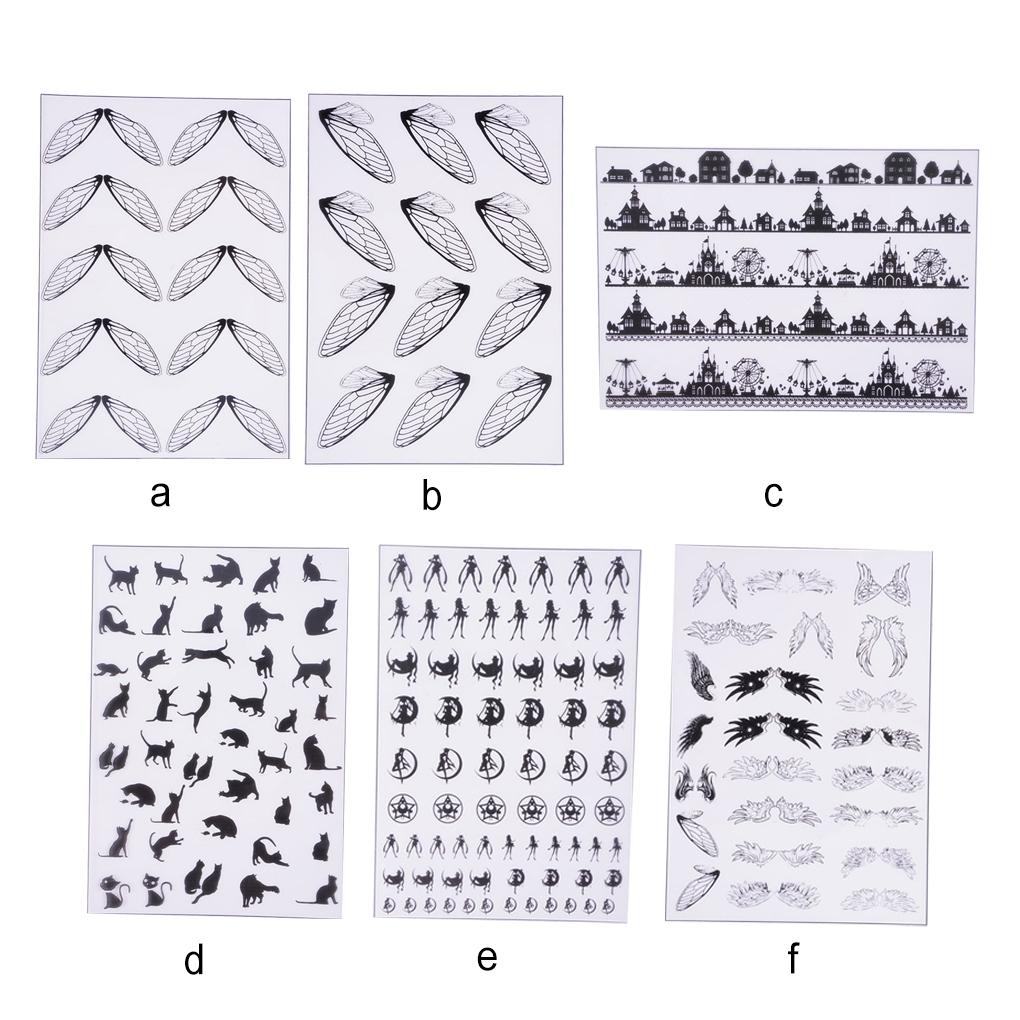 Sticker Good Viscosity Different Shapes Paster Beautiful Craft Home Decoration Card Making Calendar Photo Album