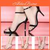 Exquisite Damensandalen mit Knöchelriemen und eleganten Stiletto-Absätzen