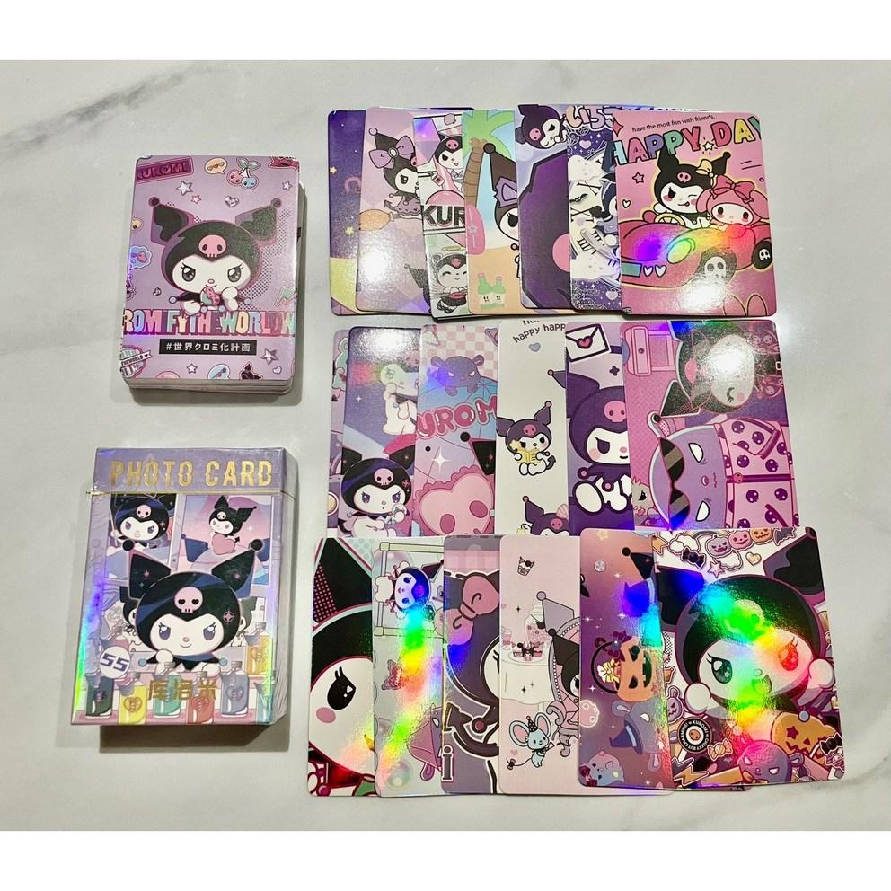 

Sanrio Kuromi Cinnamoroll Голографические фотокарточки (55 листов)