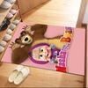 Masha Bear Carpet Suitable for Study Room Entryway Balcony Playrooms Anti-slip Rug Decorate Offices Best for Christmas